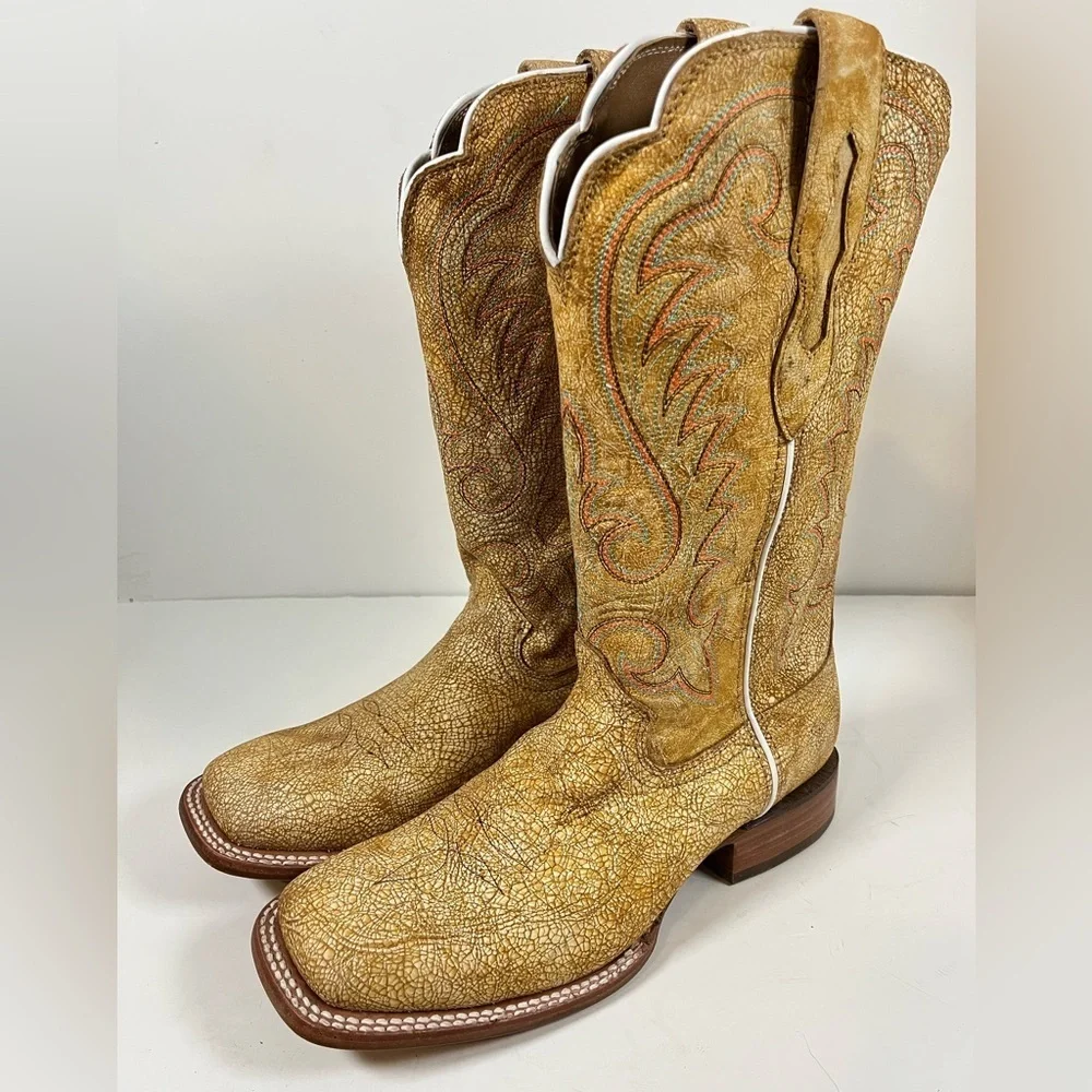 Durango Women's Arena Pro Western Leather Cowboy Boots 10M